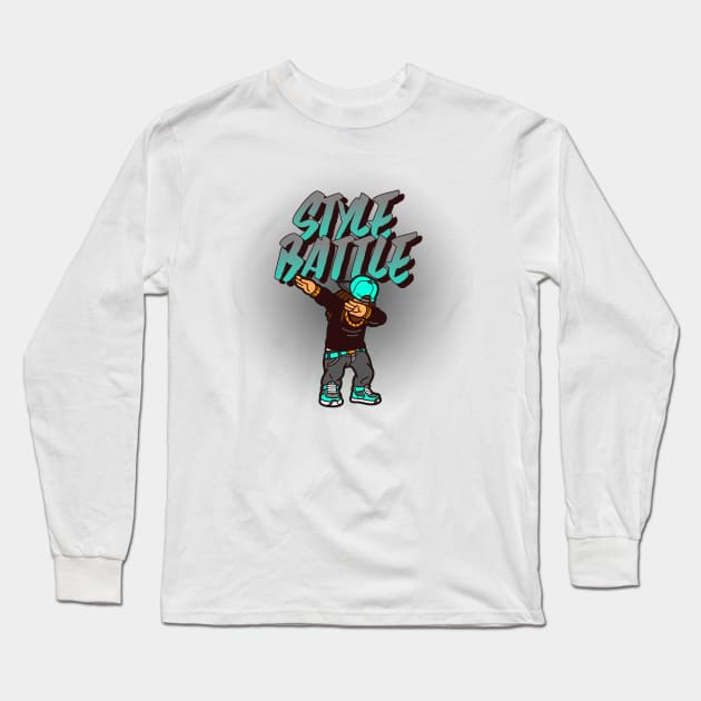 Style Battle Long Sleeve T-Shirt by Milon store